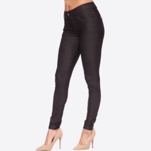 Women’s Gold Stitched Jeggings